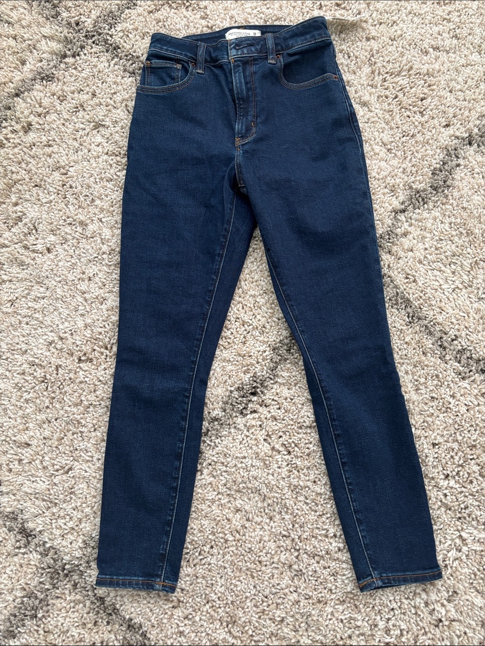 Abercrombie Super Skinny Ankle High Rise Jeans